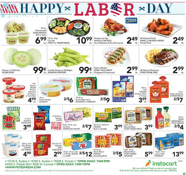 Pete's Fresh Market Ad from 08/31/2022
