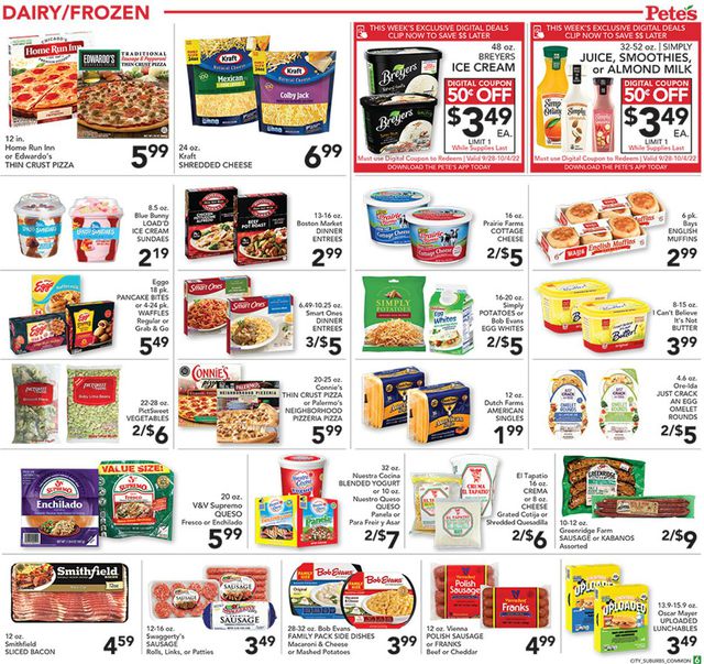 Pete's Fresh Market Ad from 09/28/2022
