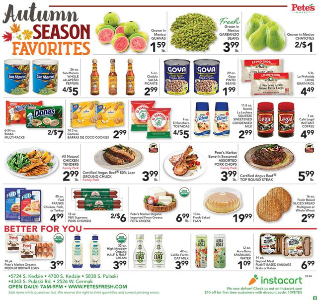 Pete's Fresh Market Ad from 11/02/2022