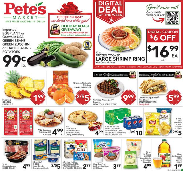 Pete's Fresh Market Ad from 12/14/2022