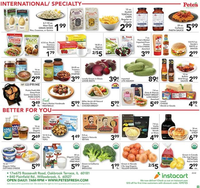 Pete's Fresh Market Ad from 01/11/2023