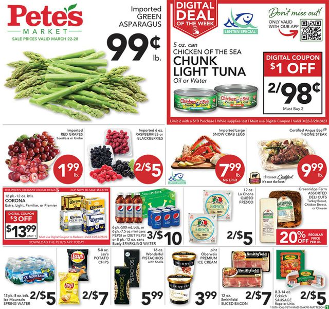 Pete's Fresh Market Ad from 03/22/2023