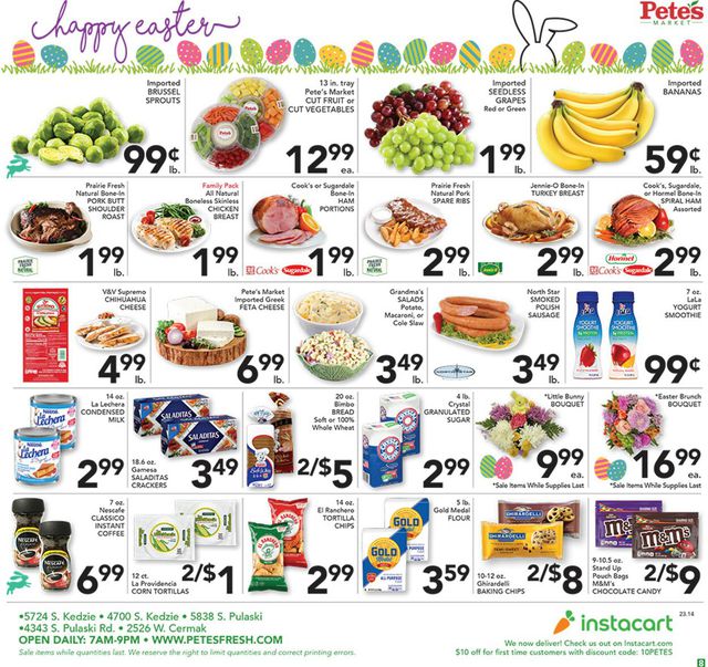 Pete's Fresh Market Ad from 04/05/2023