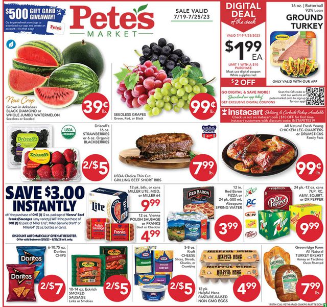 Pete's Fresh Market Ad from 07/19/2023