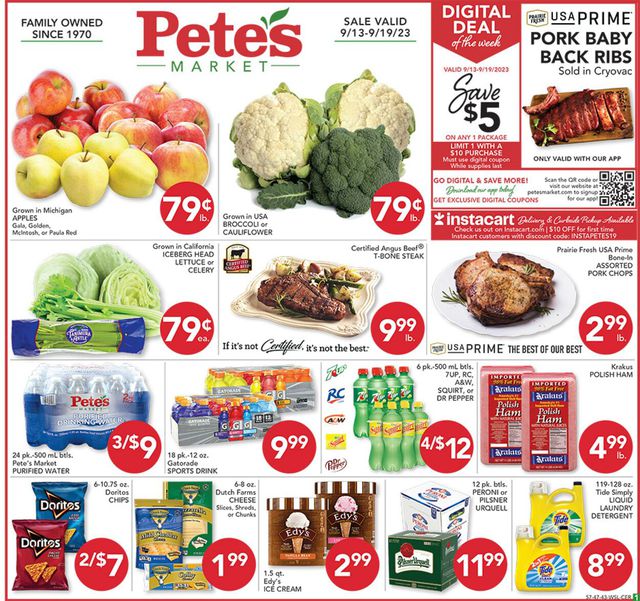 Pete's Fresh Market Ad from 09/13/2023