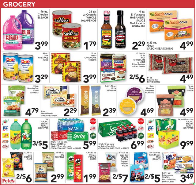 Pete's Fresh Market Ad from 10/25/2023