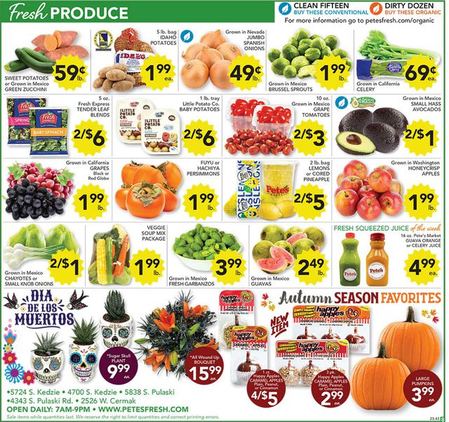 Pete's Fresh Market Ad from 10/25/2023