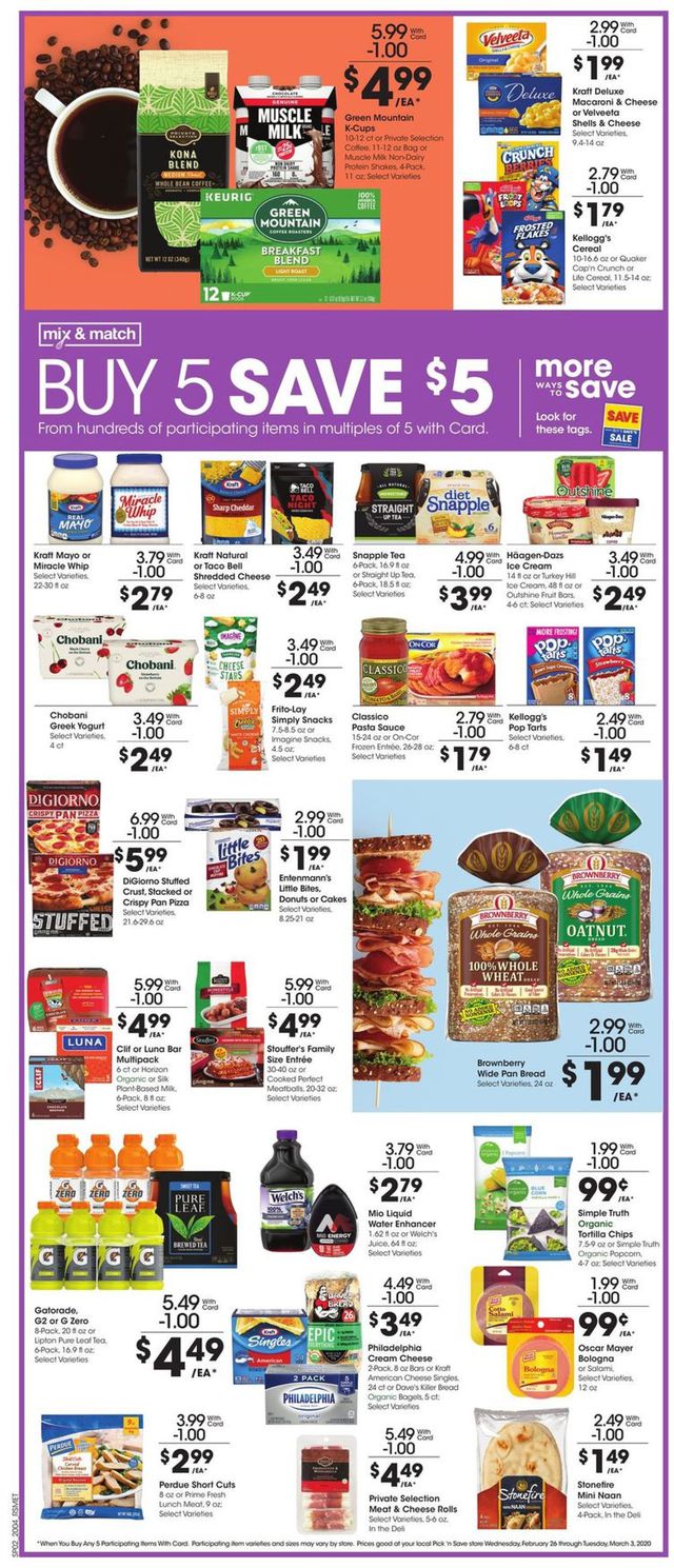 Pick ‘n Save Ad from 02/26/2020