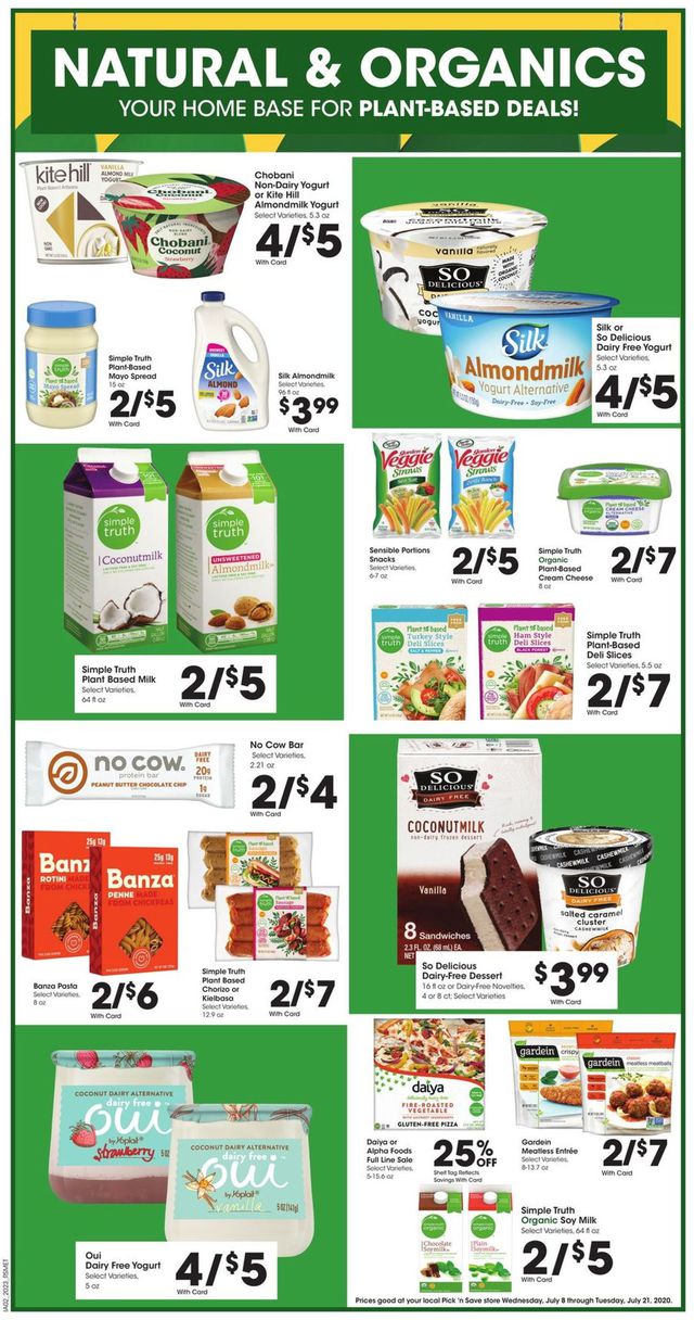 Pick ‘n Save Ad from 07/08/2020
