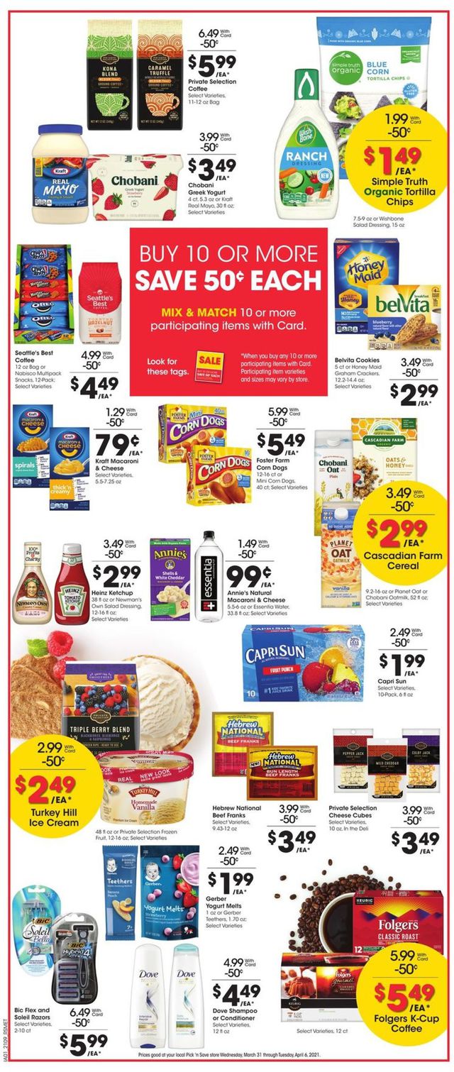 Pick ‘n Save Ad from 03/31/2021