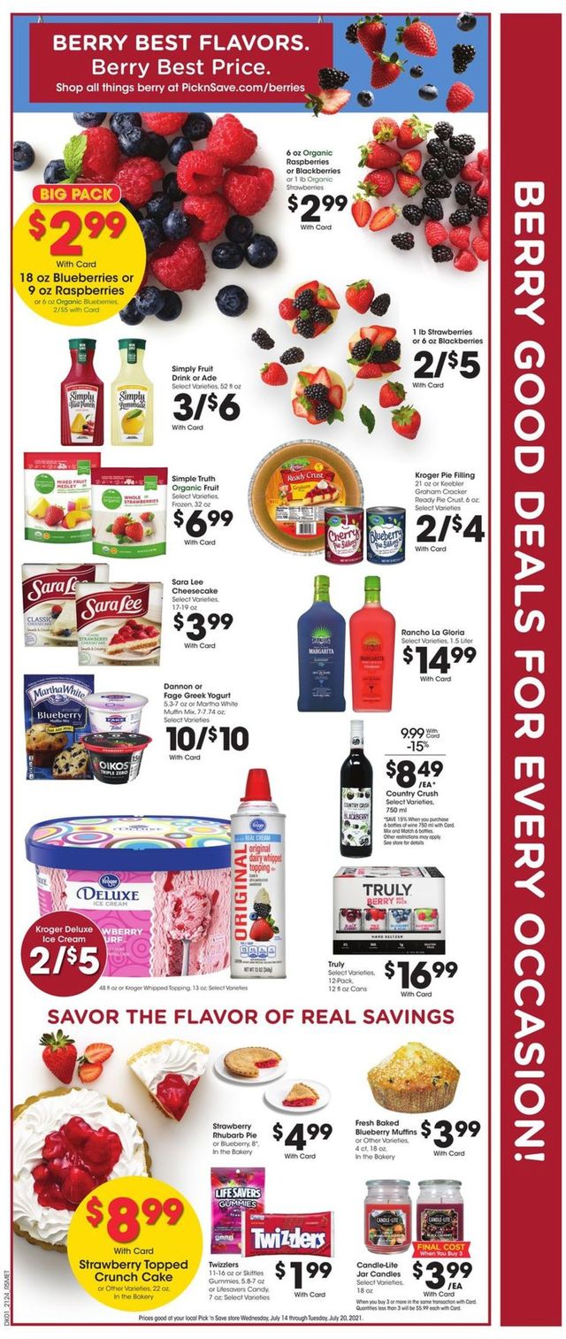 Pick ‘n Save Ad from 07/14/2021