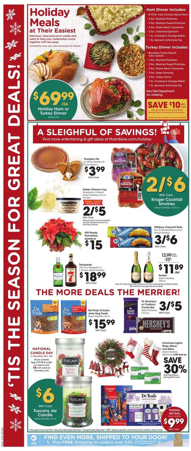 Pick ‘n Save Ad from 12/01/2021