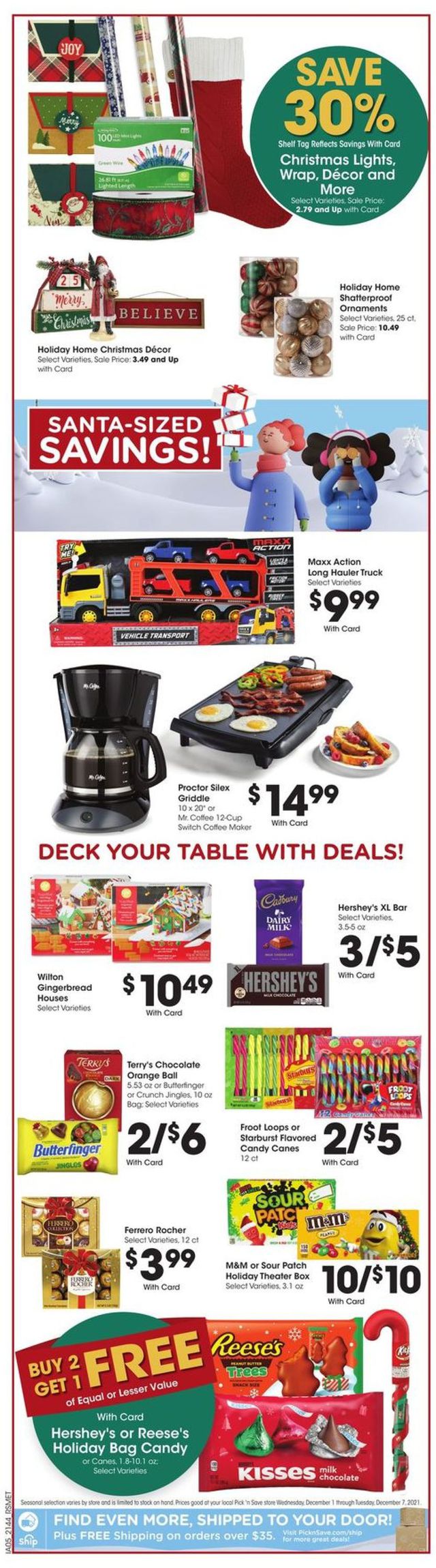 Pick ‘n Save Ad from 12/01/2021