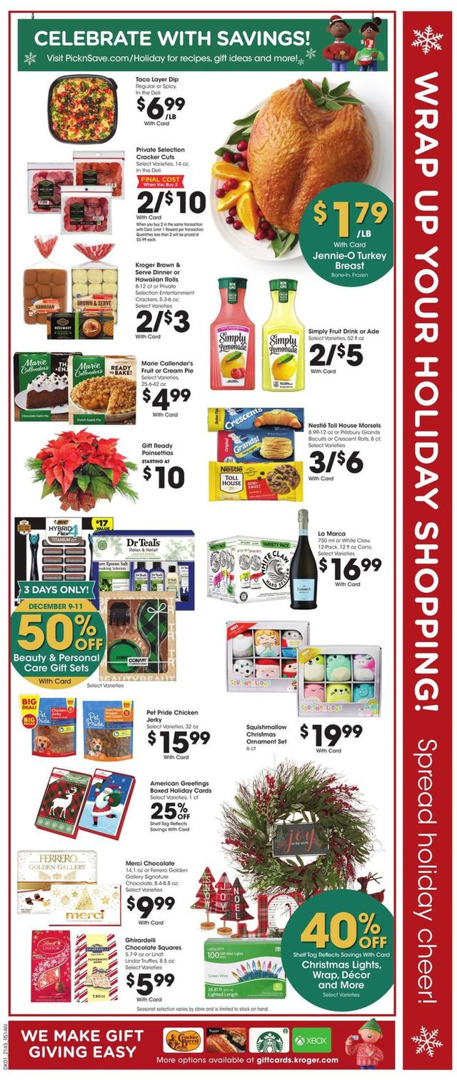 Pick ‘n Save Ad from 12/08/2021
