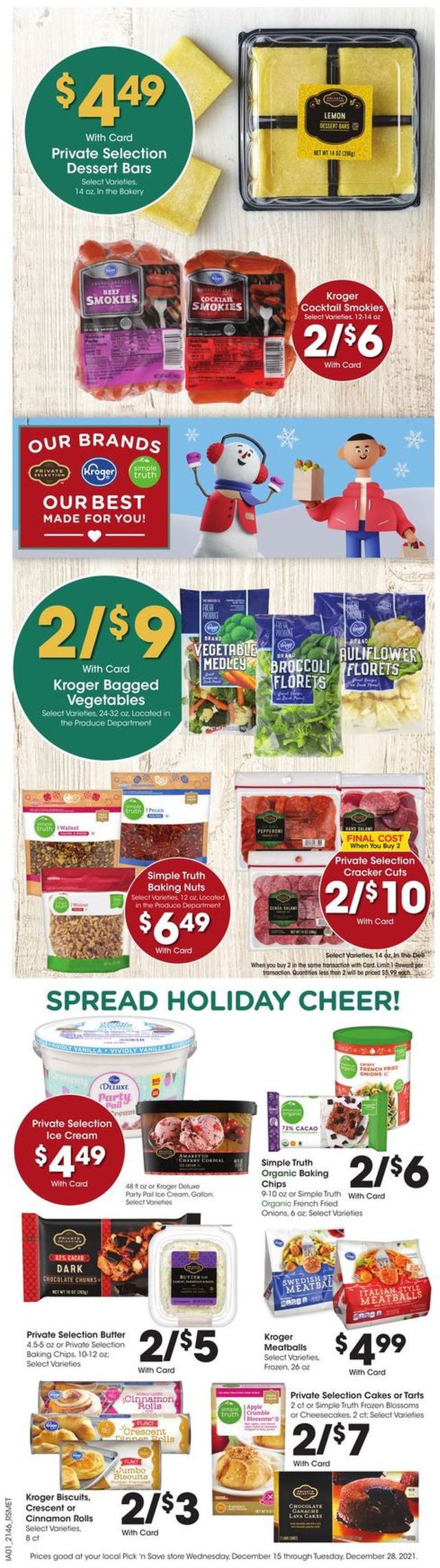 Pick ‘n Save Ad from 12/15/2021
