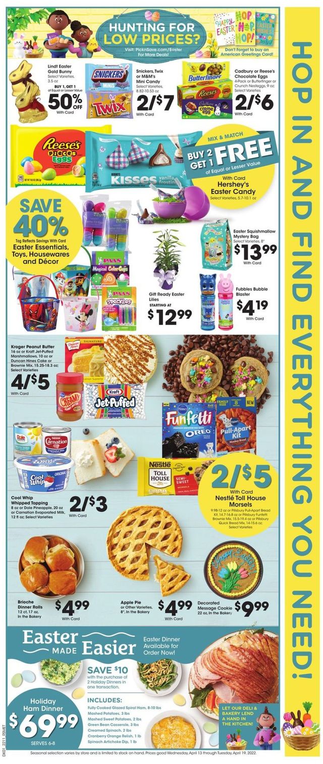 Pick ‘n Save Ad from 04/13/2022