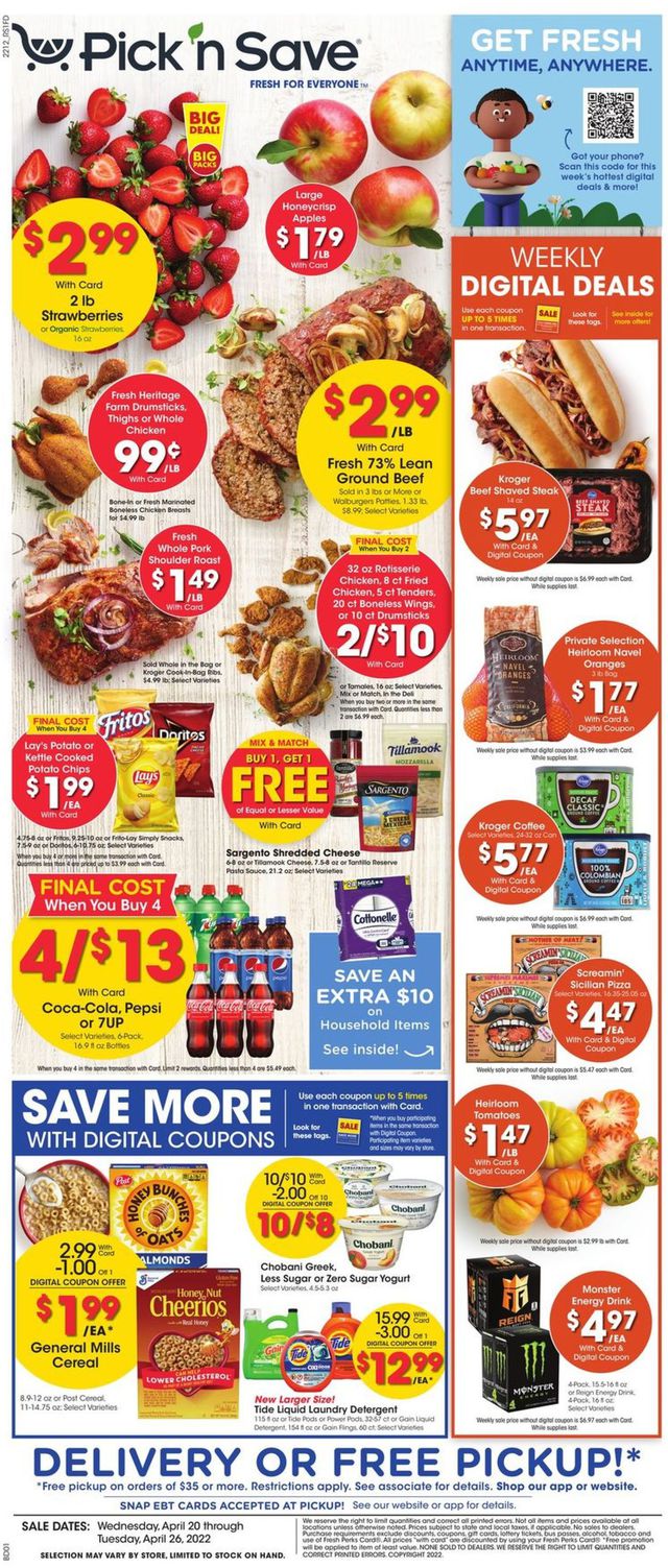 Pick ‘n Save Ad from 04/20/2022