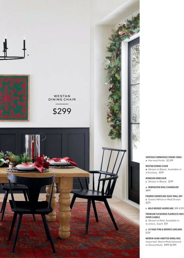 Pottery Barn Ad from 10/07/2022