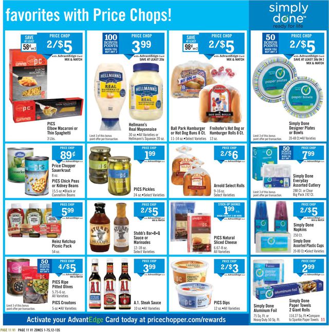 Price Chopper Ad from 06/30/2019