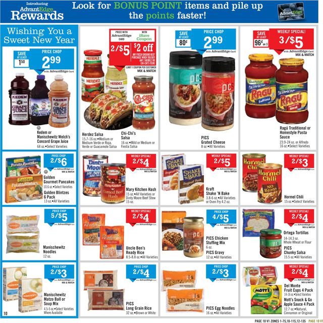Price Chopper Ad from 09/08/2019