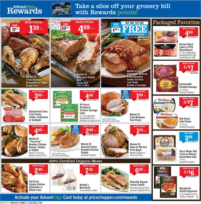 Price Chopper Ad from 10/20/2019