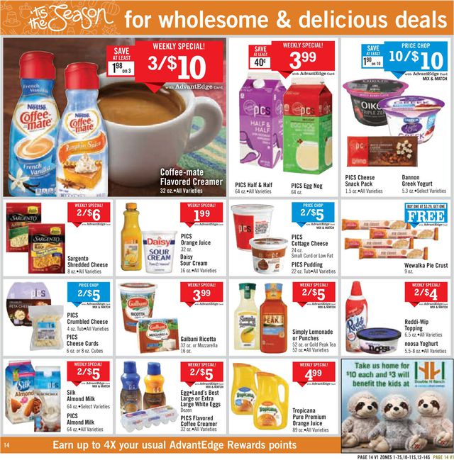 Price Chopper Ad from 11/17/2019