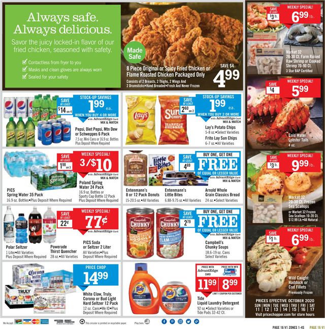 Price Chopper Ad from 10/11/2020