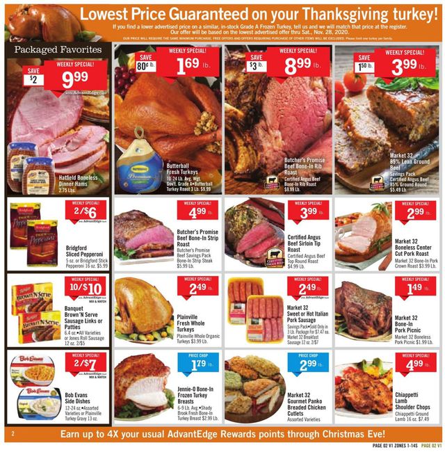 Price Chopper Ad from 11/22/2020