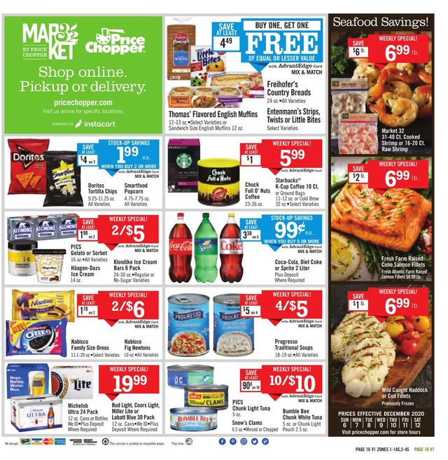 Price Chopper Ad from 12/06/2020