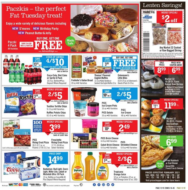 Price Chopper Ad from 02/14/2021