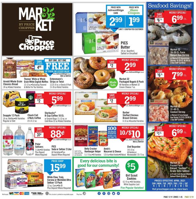 Price Chopper Ad from 04/04/2021
