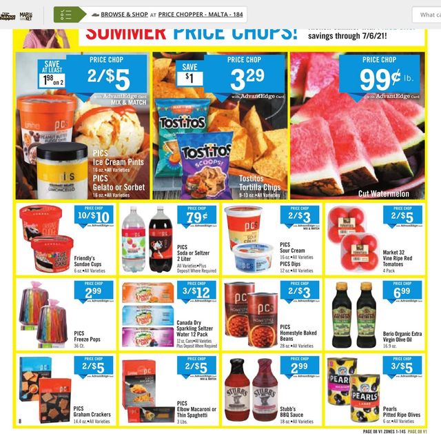 Price Chopper Ad from 05/23/2021