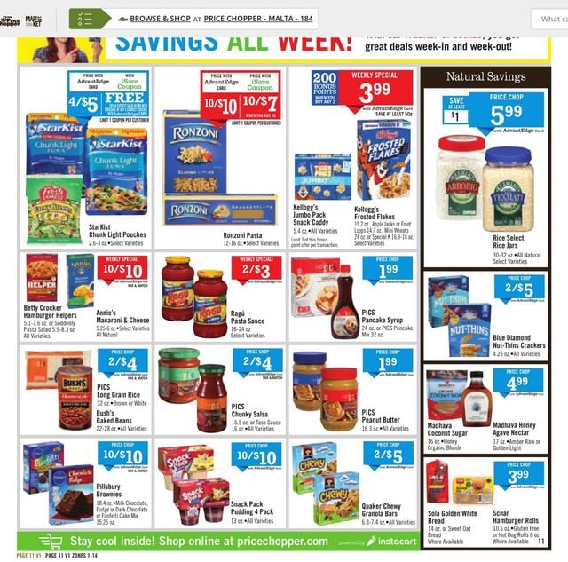 Price Chopper Ad from 06/06/2021