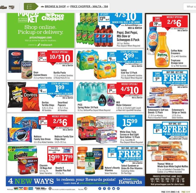 Price Chopper Ad from 06/13/2021