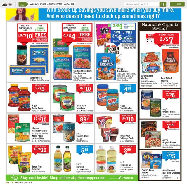 Price Chopper Ad from 09/12/2021