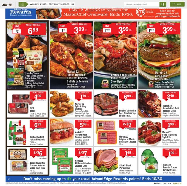 Price Chopper Ad from 10/17/2021