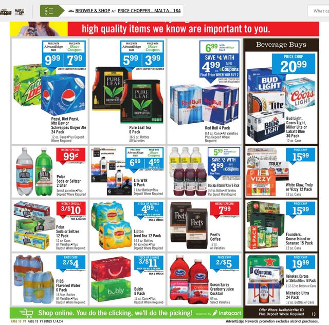 Price Chopper Ad from 10/31/2021