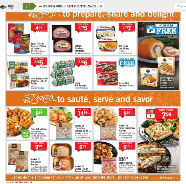 Price Chopper Ad from 11/07/2021