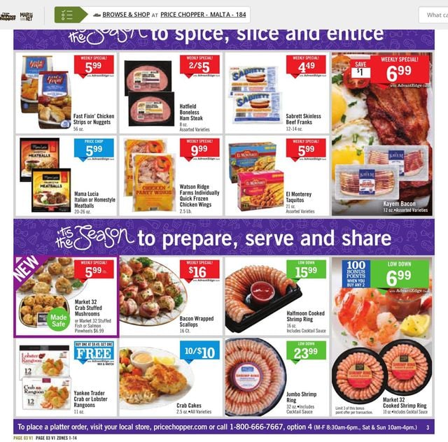 Price Chopper Ad from 12/26/2021