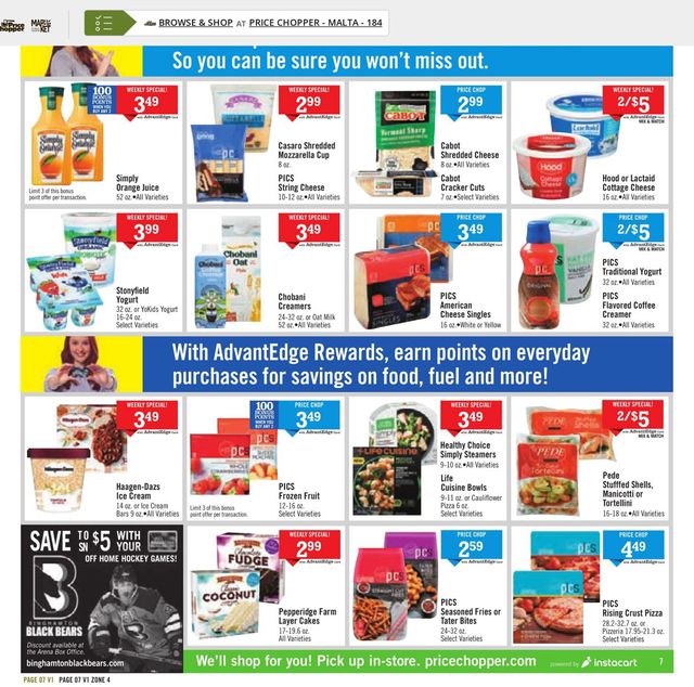 Price Chopper Ad from 01/16/2022