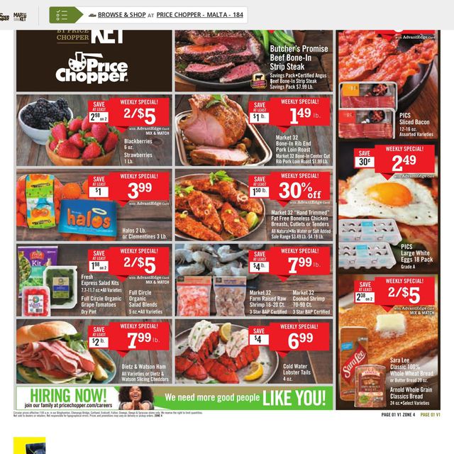 Price Chopper Ad from 01/23/2022