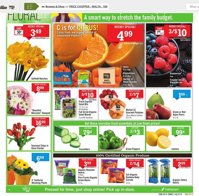 Price Chopper Ad from 02/20/2022