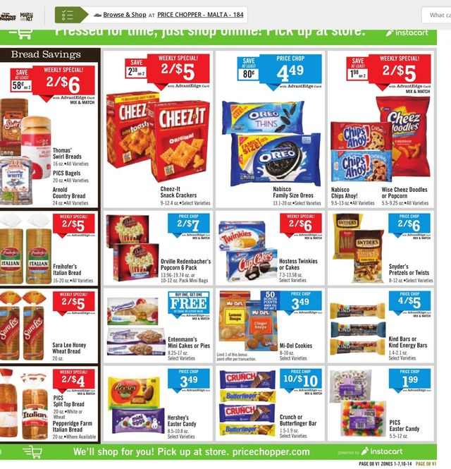 Price Chopper Ad from 02/27/2022