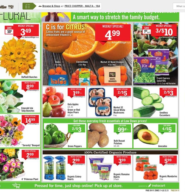 Price Chopper Ad from 03/06/2022