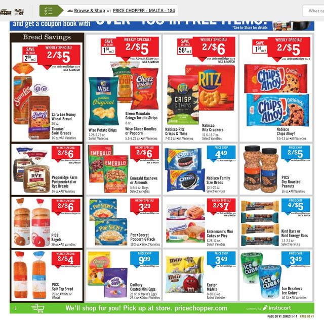 Price Chopper Ad from 03/13/2022
