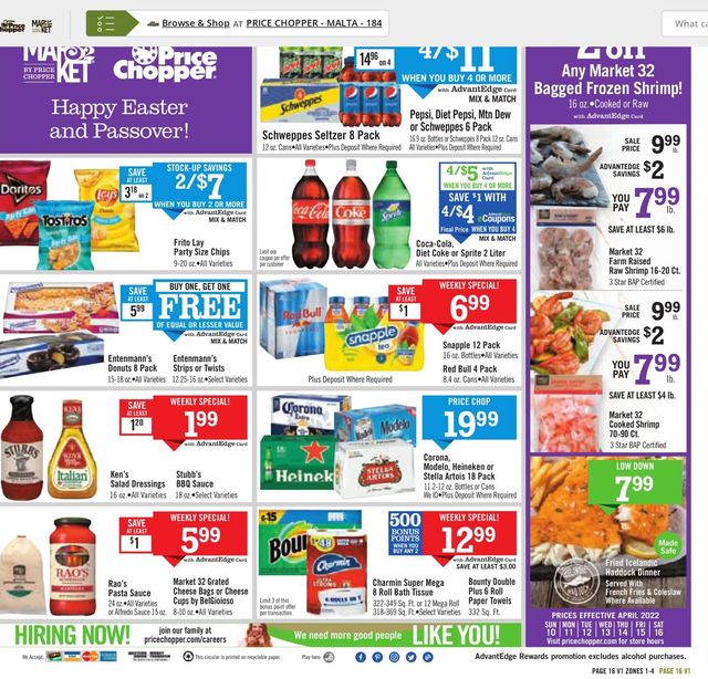 Price Chopper Ad from 04/10/2022