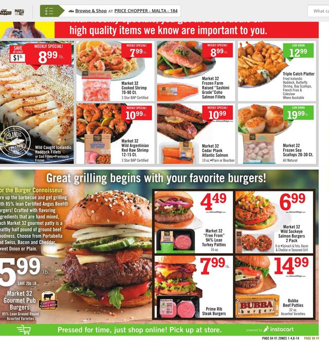 Price Chopper Ad from 04/24/2022