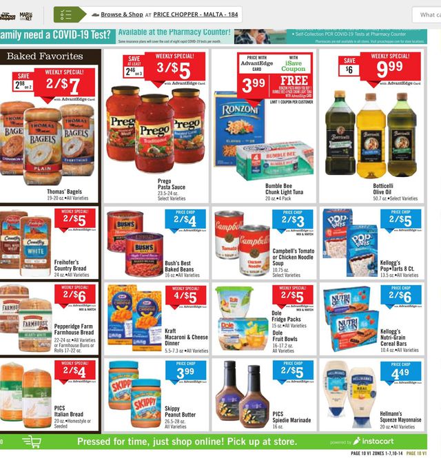 Price Chopper Ad from 05/01/2022