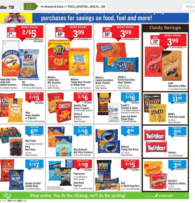 Price Chopper Ad from 05/01/2022