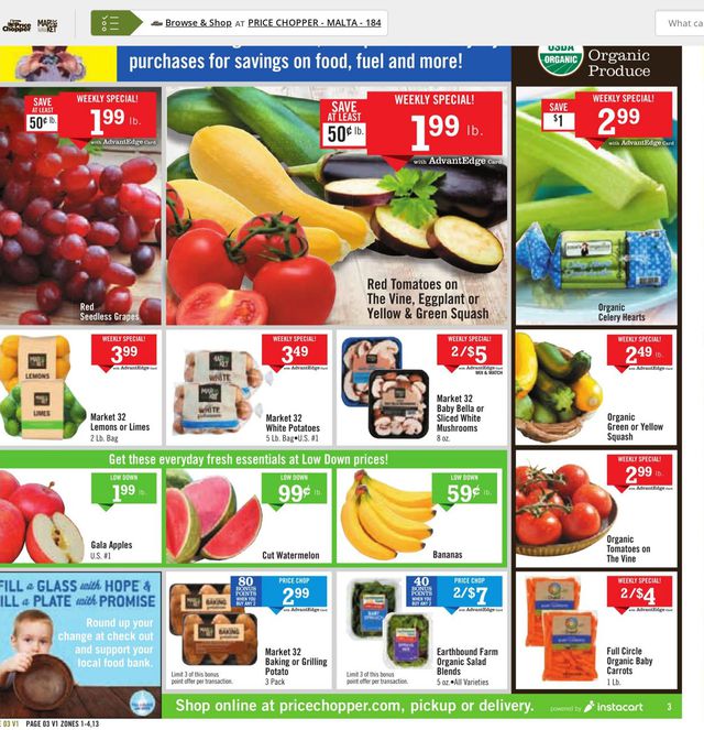 Price Chopper Ad from 05/08/2022